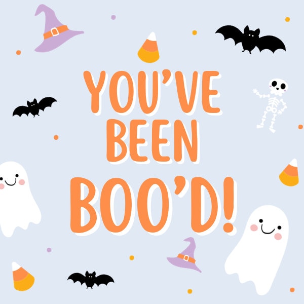 Halloween Tags You've Been Boo'd