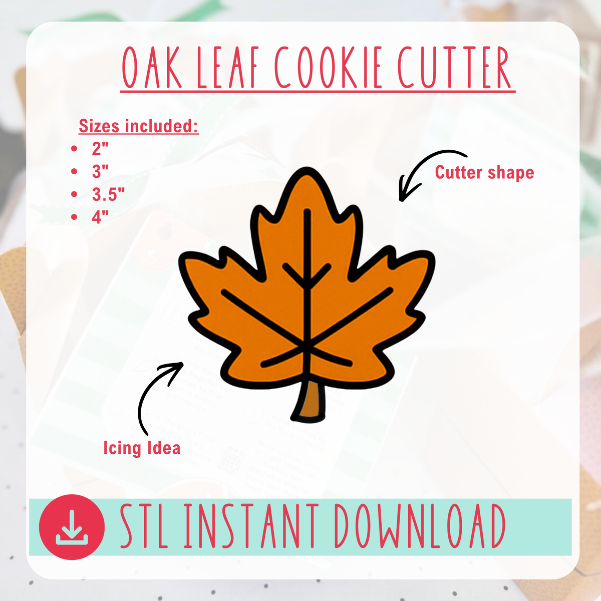 Fall Cookie Cutter Bundle Instant Download Digital Files