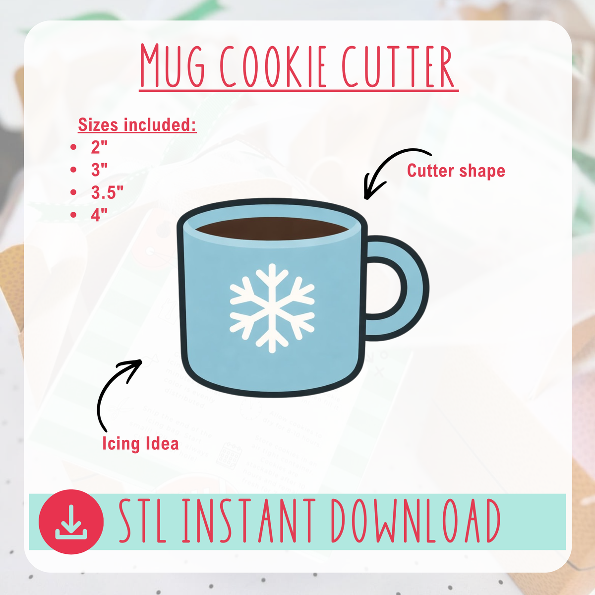 Winter Wonderland Cookie Cutter Bundle Instant Download Digital File