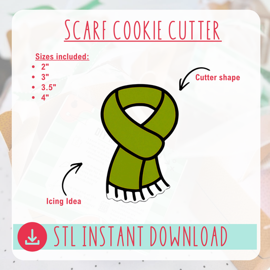 Scarf Cutter Instant Download Digital File