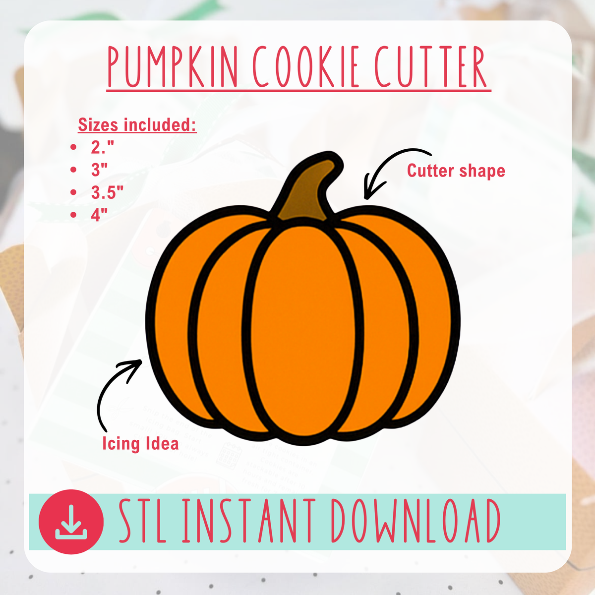 Fall Cookie Cutter Bundle Instant Download Digital Files