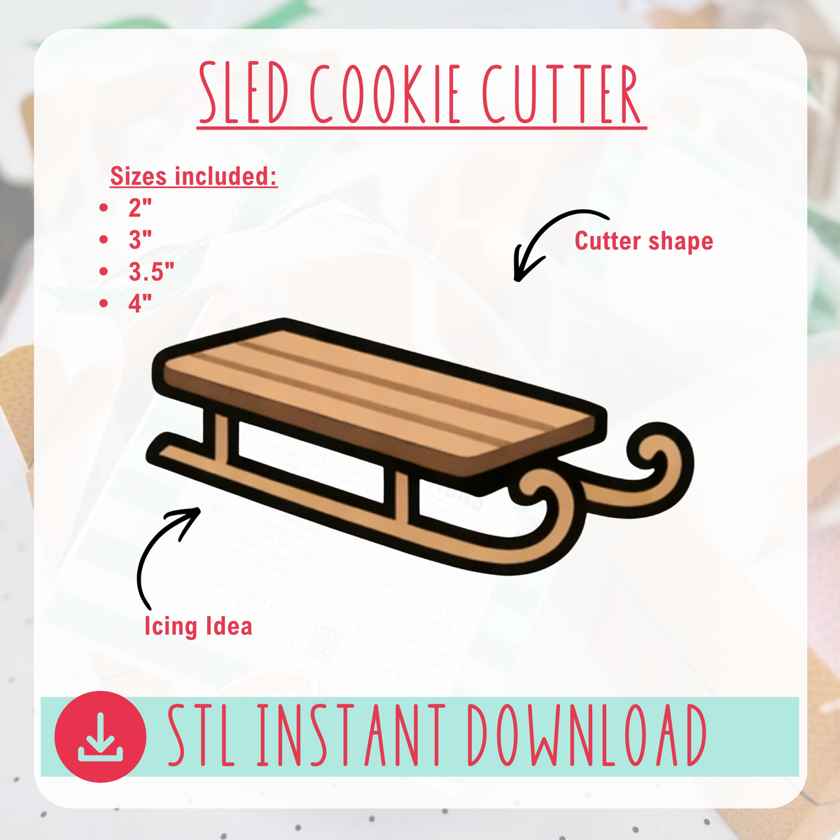 Winter Wonderland Cookie Cutter Bundle Instant Download Digital File