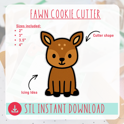Fawn Cutter Instant Download Digital File