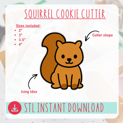 Squirrel Cutter Instant Download Digital File