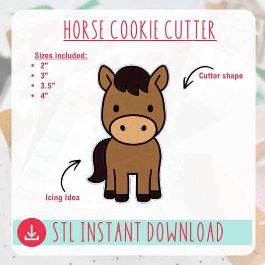 Horse Cutter Instant Download Digital File