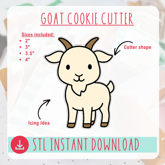Goat Cutter Instant Download Digital File