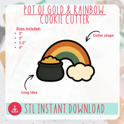 St. Patrick's Day Cookie Cutter Bundle Instant Download Digital Files