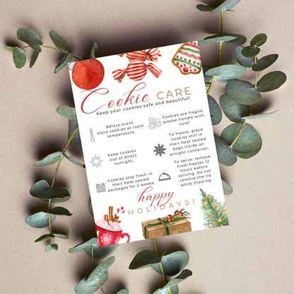 Holiday Cookie Care Card