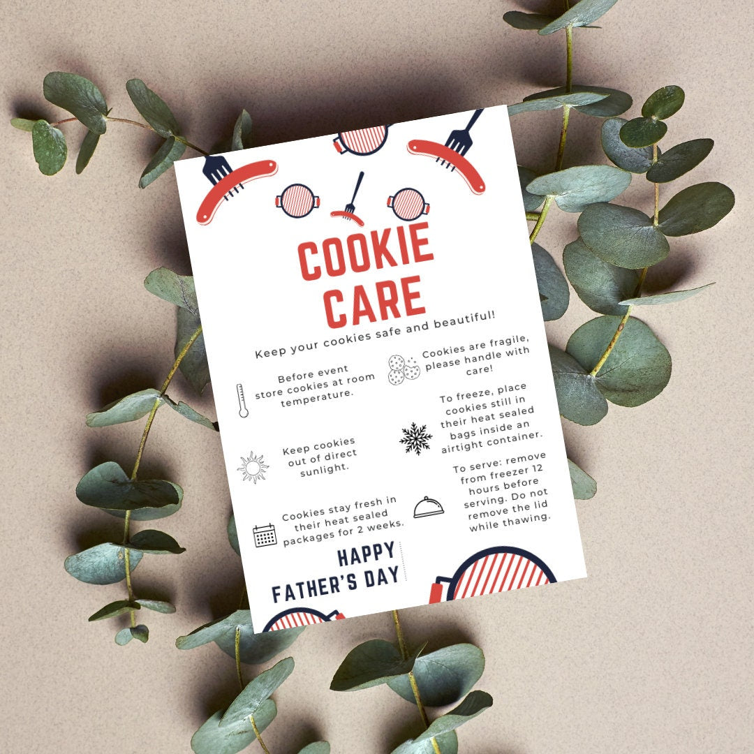 Father's Day Cookie Care Card