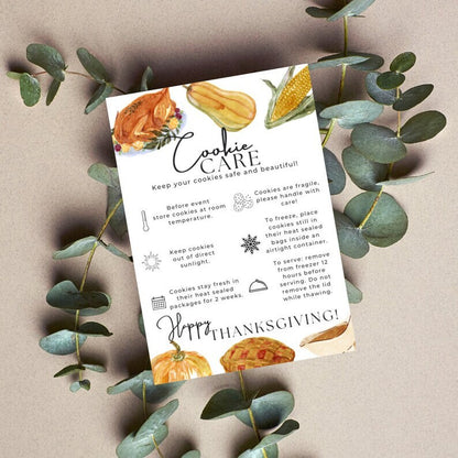 Fall Cookie Care Card BUNDLE