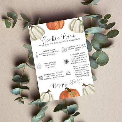 Fall Cookie Care Card BUNDLE