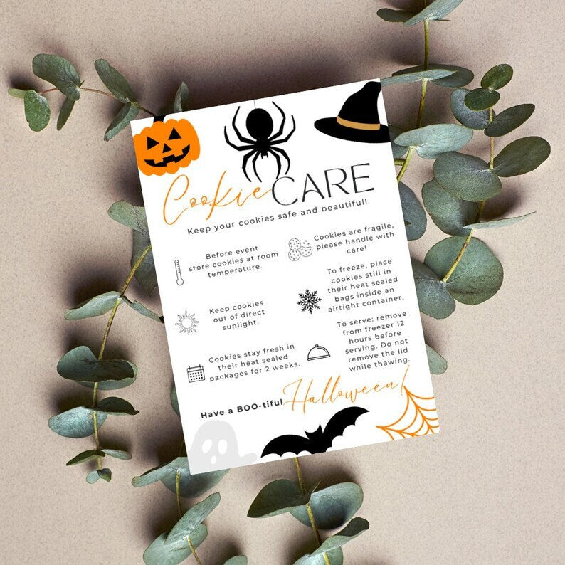 Fall Cookie Care Card BUNDLE
