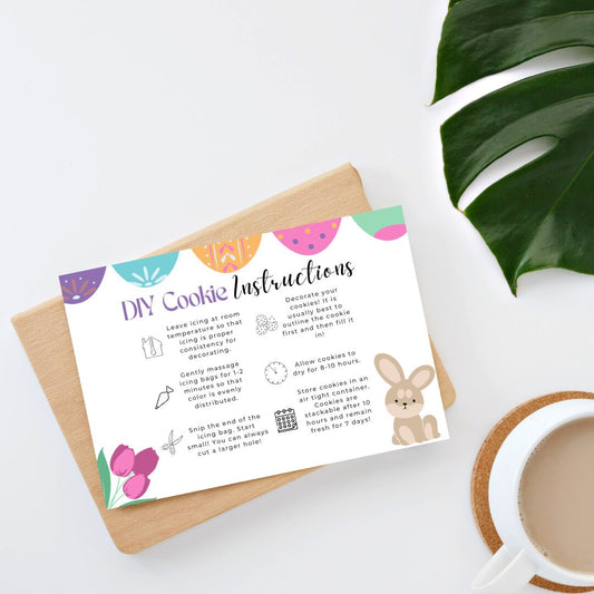 Easter DIY Cookie Instructions