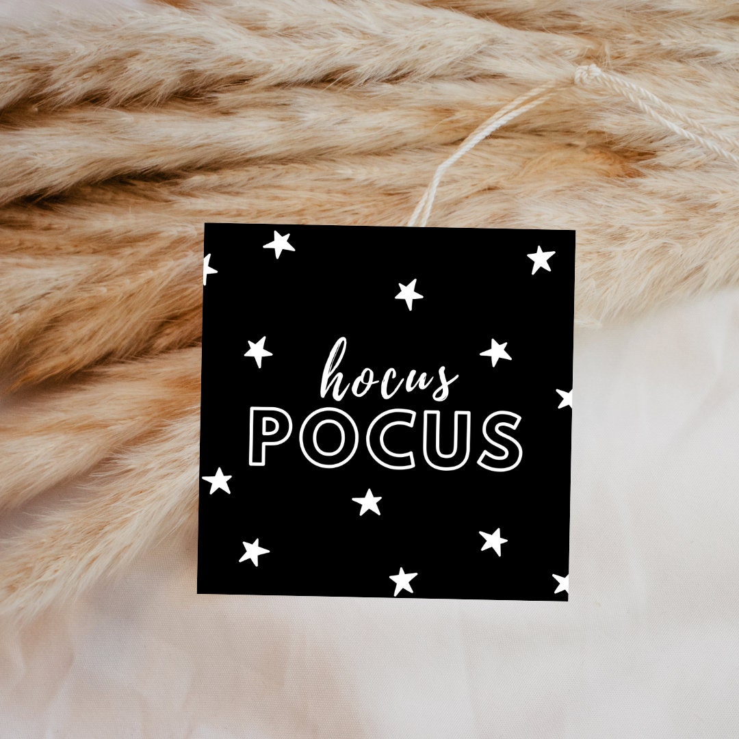 Hocus Pocus Cookie Tag