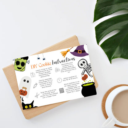Halloween DIY Cookie Instructions