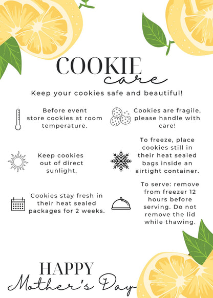 Mother's Day Cookie Care Card