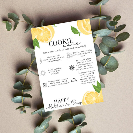 Mother's Day Cookie Care Card