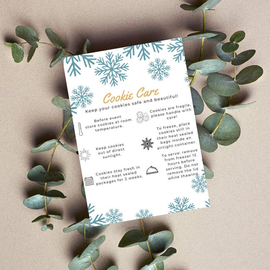 Winter Cookie Care Card