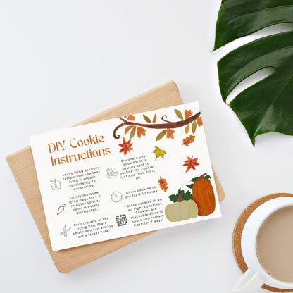 Fall DIY Cookie Instructions