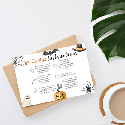 Halloween DIY Cookie Instructions