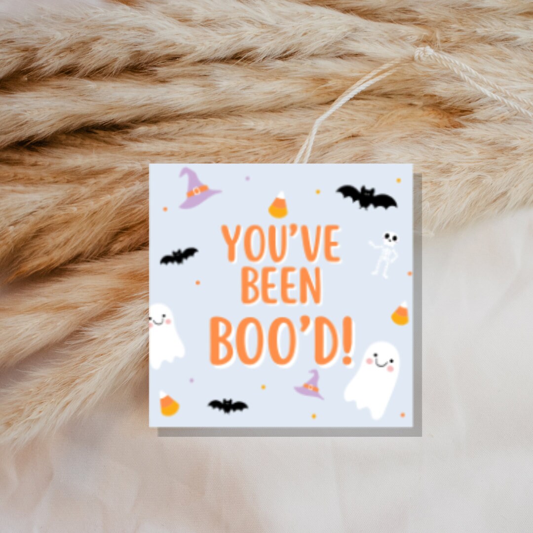 Halloween Tags You've Been Boo'd
