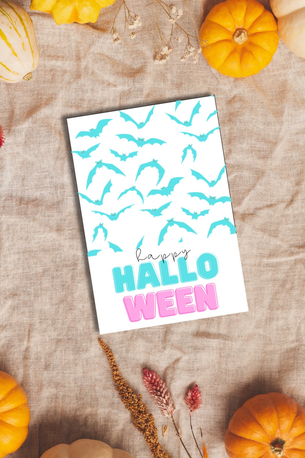 Funky Bats Cookie Card