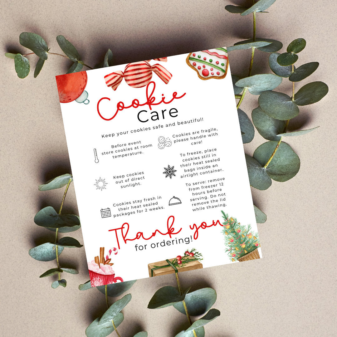 Christmas Sweet Treats Cookie Care Card