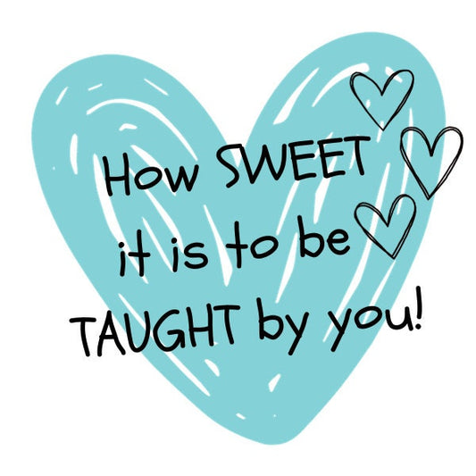 Valentines Day Taught by You Cookie Tag
