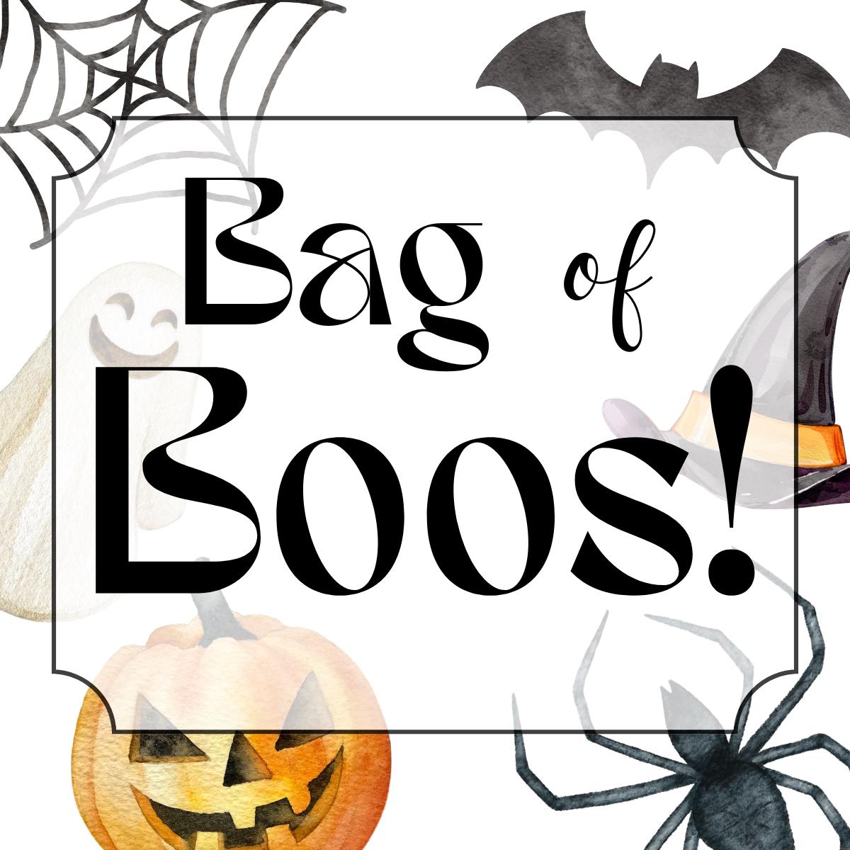 Halloween Cookie Tag Printables, 2"x2" (PDF Download)