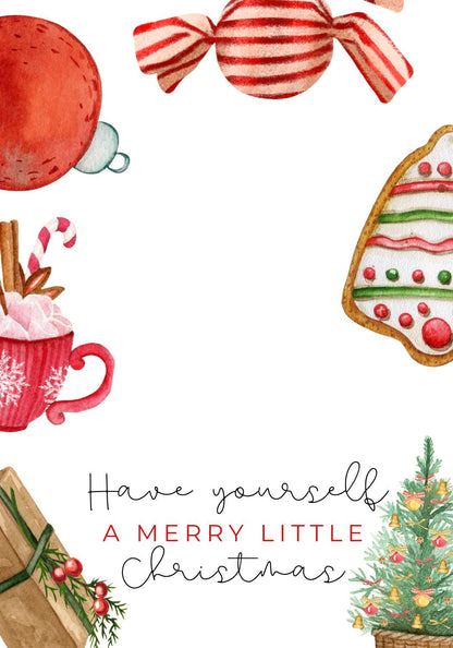 Christmas Sweet Treats Cookie Card