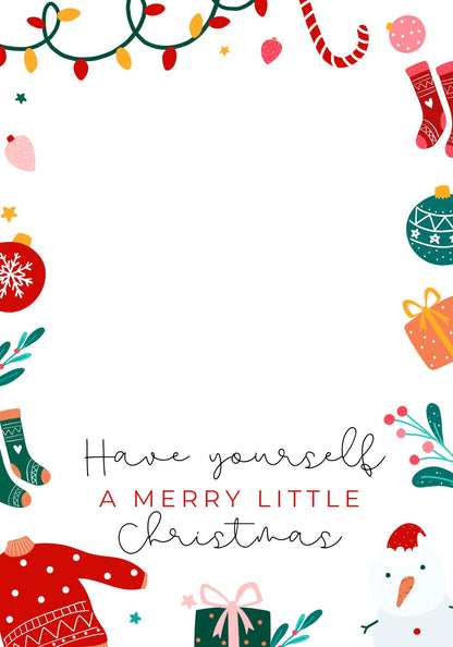 Christmas Retro Holiday Cookie Card