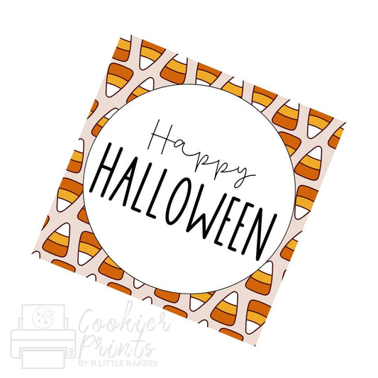 Candy Corn Halloween Happy Halloween Tag