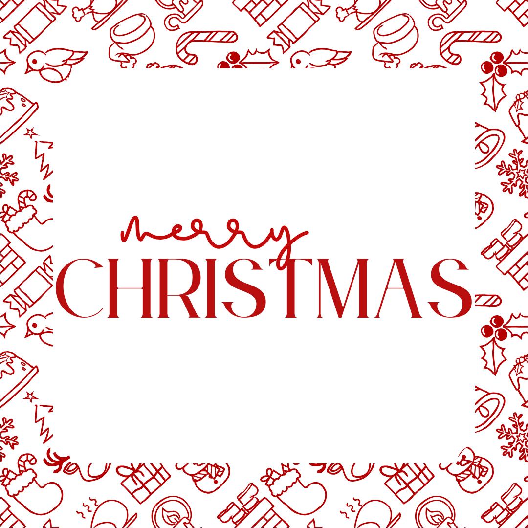 Christmas Festive Friends Merry Christmas Tag