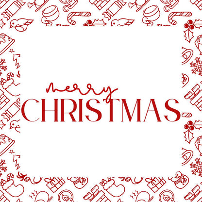Christmas Festive Friends Merry Christmas Tag