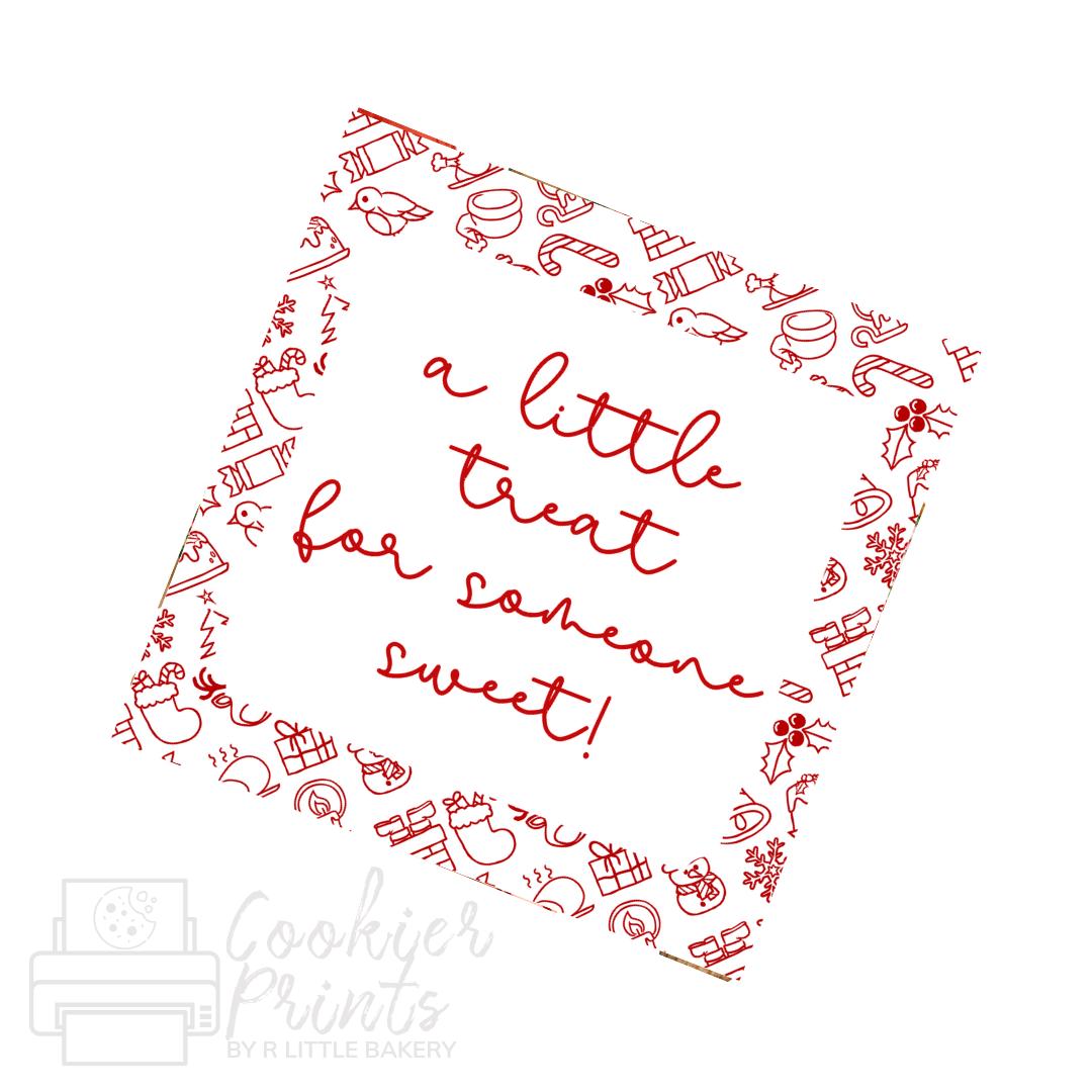 Christmas Festive Friends A Little Treat Tag