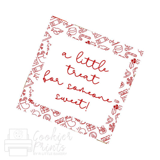 Christmas Festive Friends A Little Treat Tag